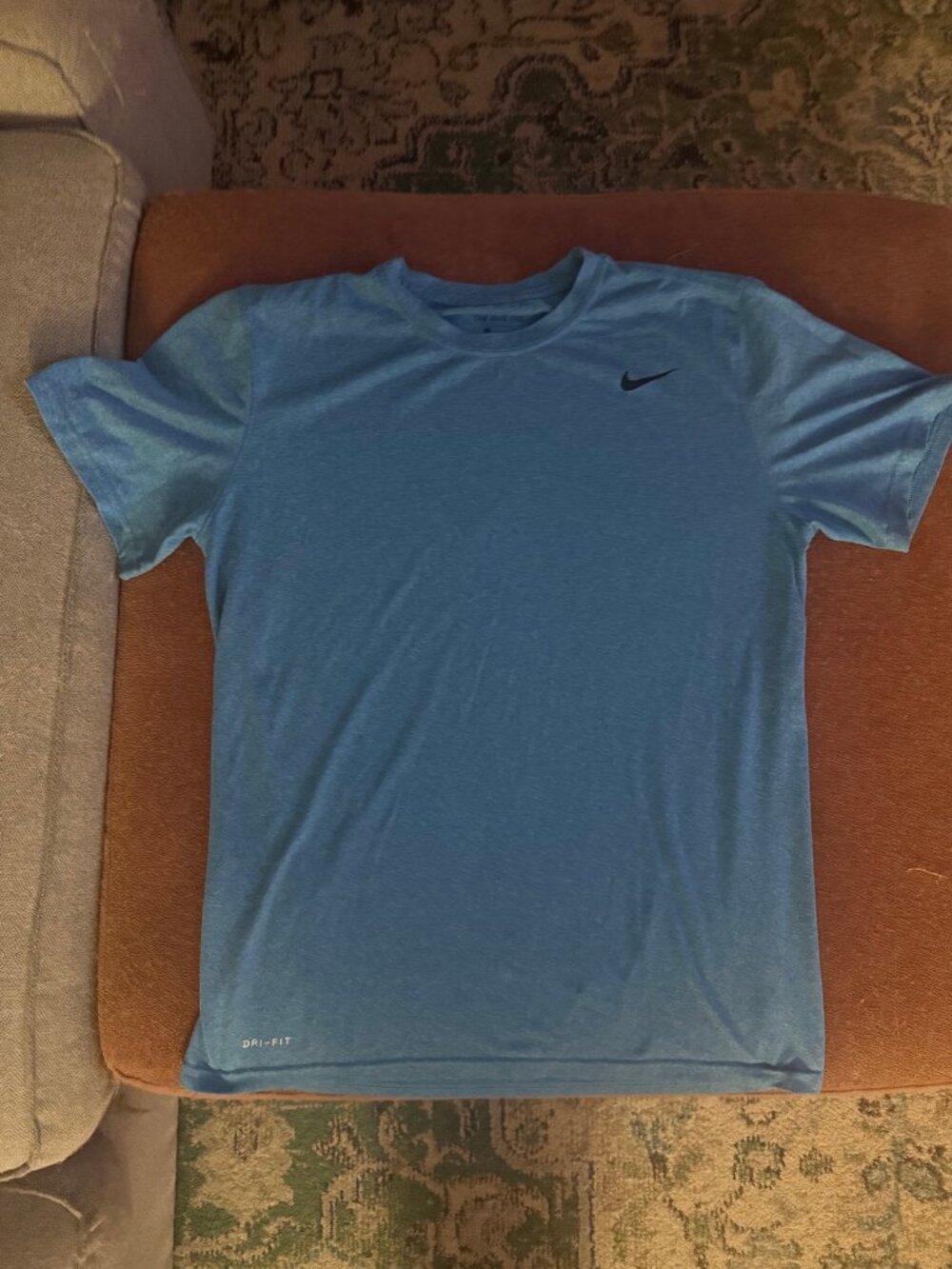 Nike "The Nike Tee" Dri-FIT Blue T-Shirt, Men's L